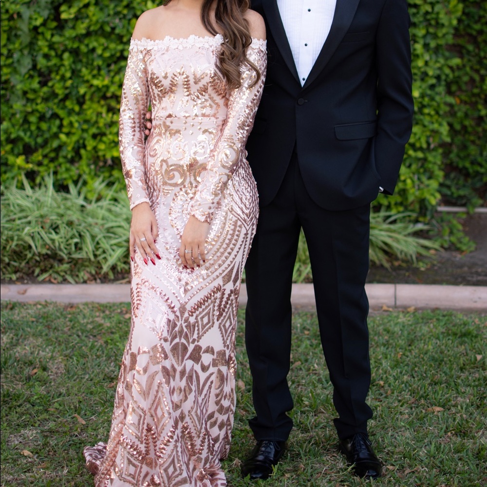sparkly formal dress